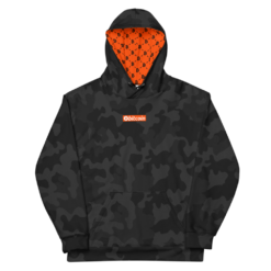 Bitcoin x Cryptology Black Camouflage Hoodie - Image 3