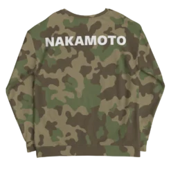 Bitcoin x Nakamoto Camouflage Sweatshirt - Image 2