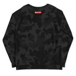 Bitcoin x BTC Black Camouflage Sweatshirt - Image 2