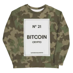 Bitcoin x Nakamoto Camouflage Sweatshirt