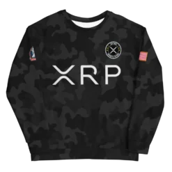 XRP Army x Mission to the Moon Black Camouflage Sweatshirt