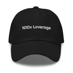 100x Leverage Baseball Cap