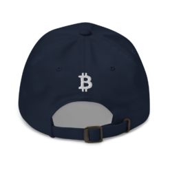 Bitcoin Paris Varsity Baseball Cap - Image 3