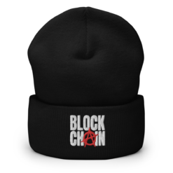 Blockchain Anarchy Cuffed Beanie