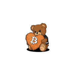 Bitcoin Teddy Bear Magnet - Image 2