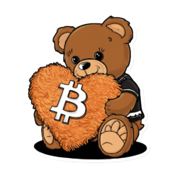 Bitcoin Teddy Bear Magnet - Image 3