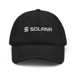 Solana Distressed Baseball Cap