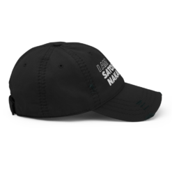 I AM SATOSHI NAKAMOTO Distressed Baseball Cap - Image 3