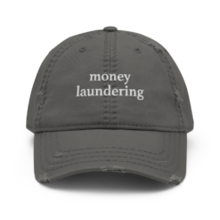 Money Laundering Distressed Baseball Cap - Image 3