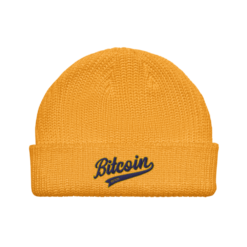 Bitcoin Baseball Fisherman Beanie