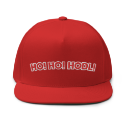 HO! HO! HODL! Flat Bill Cap