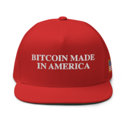 🇺🇸 Bitcoin Made in America Snapback Hat