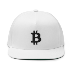 Bitcoin: Thick Outline Logo Snapback Hat - Image 2