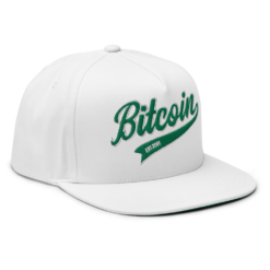 Bitcoin Baseball Snapback Hat - Image 3