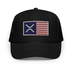 XRP: USA Flag Foam Trucker Hat