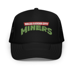 Middleage Blockchain Crypto Miners Trucker Hat