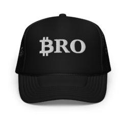 Bitcoin Bro Foam Trucker Hat