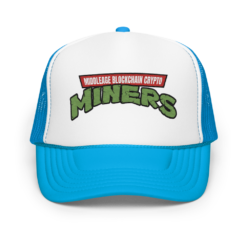 Middleage Blockchain Crypto Miners Trucker Hat - Image 3