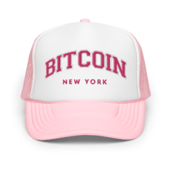 Bitcoin New York Foam Trucker Hat