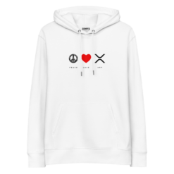 PEACE LOVE XRP Premium Hoodie