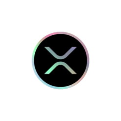 XRP Logo Holographic Sticker