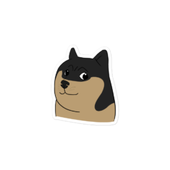 Doge: Funny Doge Batman Sticker