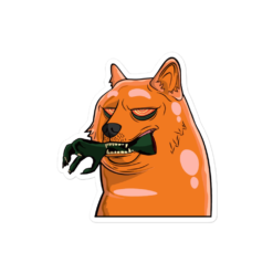 Zombie Doge Sticker