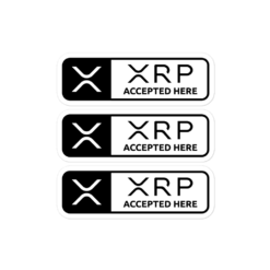 XRP Accepted Here Stickers