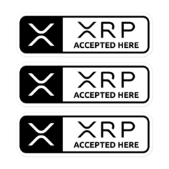 XRP Accepted Here Stickers - Image 2