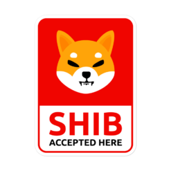 SHIB Accepted Here Sticker - Image 3