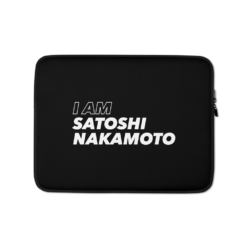 I am Satoshi Nakamoto Laptop Sleeve