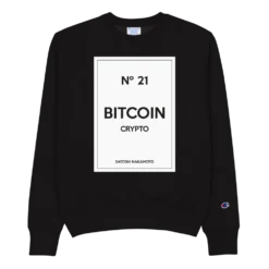 Bitcoin Nº21 x Satoshi Nakamoto Champion Sweatshirt