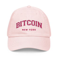 Bitcoin: New York Pastel Baseball Cap