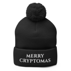 Merry Cryptomas Pom-Pom Beanie - Image 3