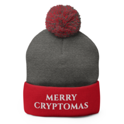 Merry Cryptomas Pom-Pom Beanie - Image 2