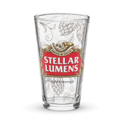 Stellar Lumens Pint Glass