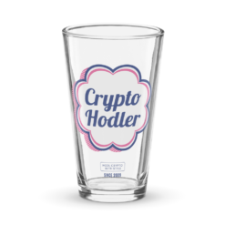 Crypto Hodler Pint Glass