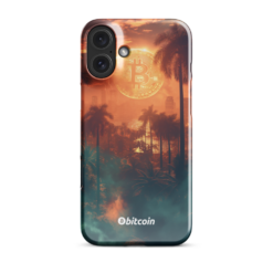 Bitcoin Sunset Snap case for iPhone®