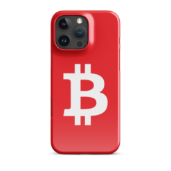 Bitcoin (RED) Snap Case for iPhone®