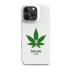 Bitcoin & Weed Snap Case for iPhone®