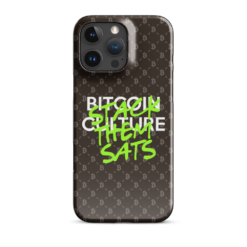 Bitcoin Culture Fashion Snap case for iPhone®