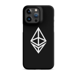 Ethereum Outline Logo Snap case for iPhone®