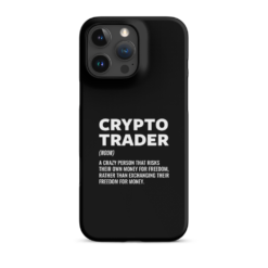 Crypto Trader Definition Snap case for iPhone®