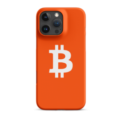 Bitcoin Orange Snap case for iPhone®