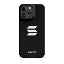 Solana Black Snap case for iPhone®