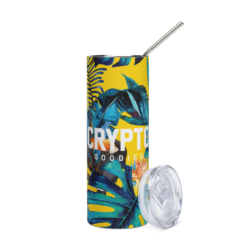 Crypto Goodies Tropical Stainless Steel Tumbler