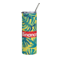 Binance Tropical Stainless Steel Tumbler