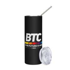 Bitcoin: The Future Is Here Stainless Steel Tumbler