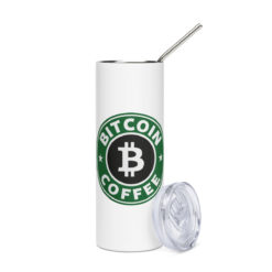 Bitcoin Coffee Stainless Steel Tumbler