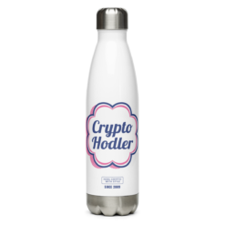 Crypto Hodler Stainless Steel Water Bottle